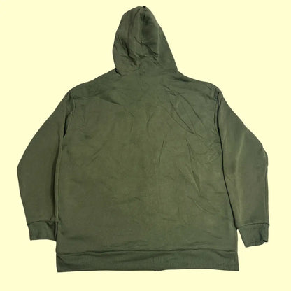 🌿 Birch & Stone Olive Sherpa-Lined Zip Hoodie