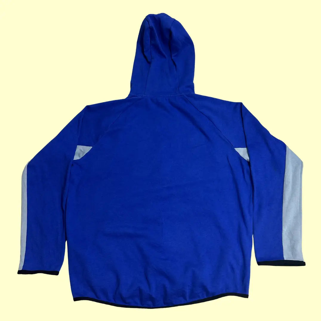 🔵 Nike Blue & Grey Full-Zip Hoodie