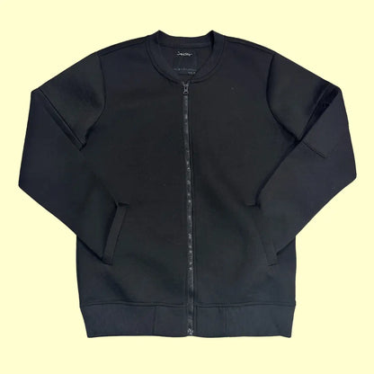 🖤 Piazza Italia Man Black Zip-Up Sweatshirt