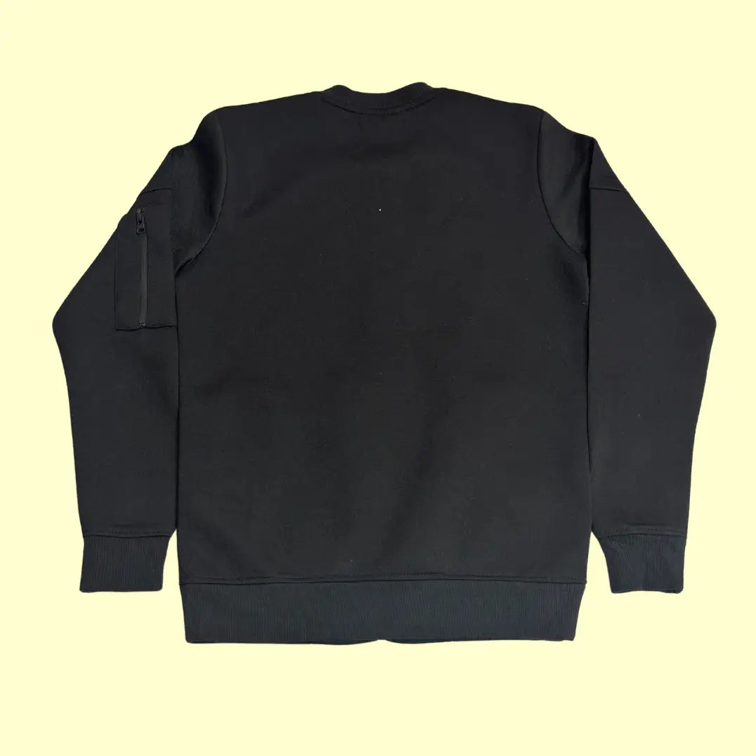 🖤 Piazza Italia Man Black Zip-Up Sweatshirt
