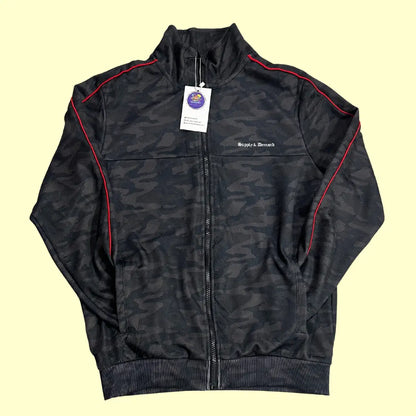Supply & Demand NYC Camo Track Jacket – Youth XL (13–15) – Black/Red