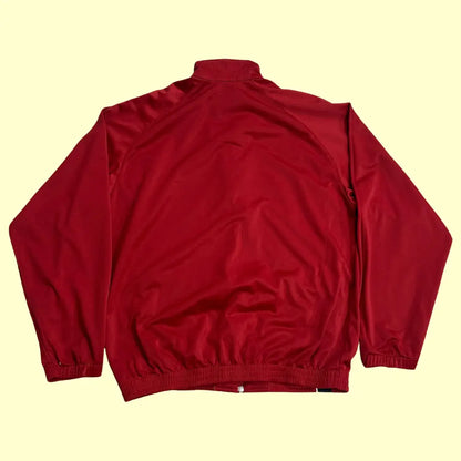 Decathlon Red Track Jacket – Men's Full Zip Sportswear