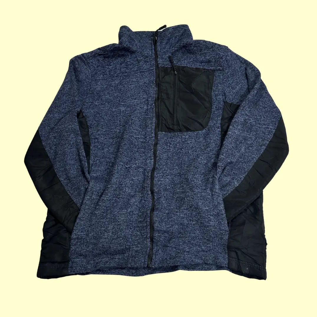 🧥 RUGBY UNIVERSITY FLEECE PANEL JACKET – M