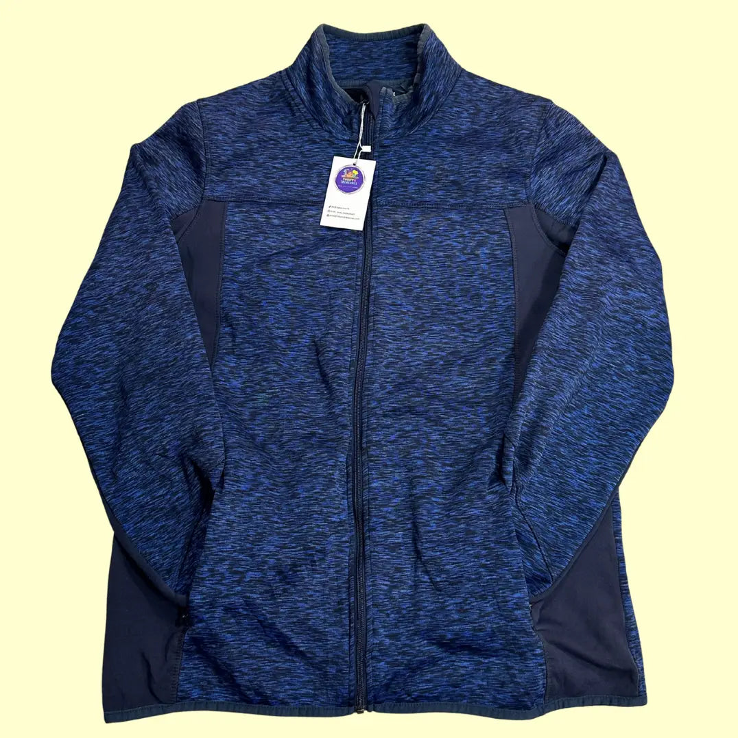 ✅ Crivit Men’s Blue Full-Zip Fleece Jacket