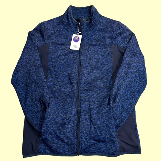 ✅ Crivit Men’s Blue Full-Zip Fleece Jacket