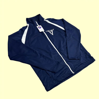 Sport-Tek Navy Vigilante Full-Zip Track Jacket
