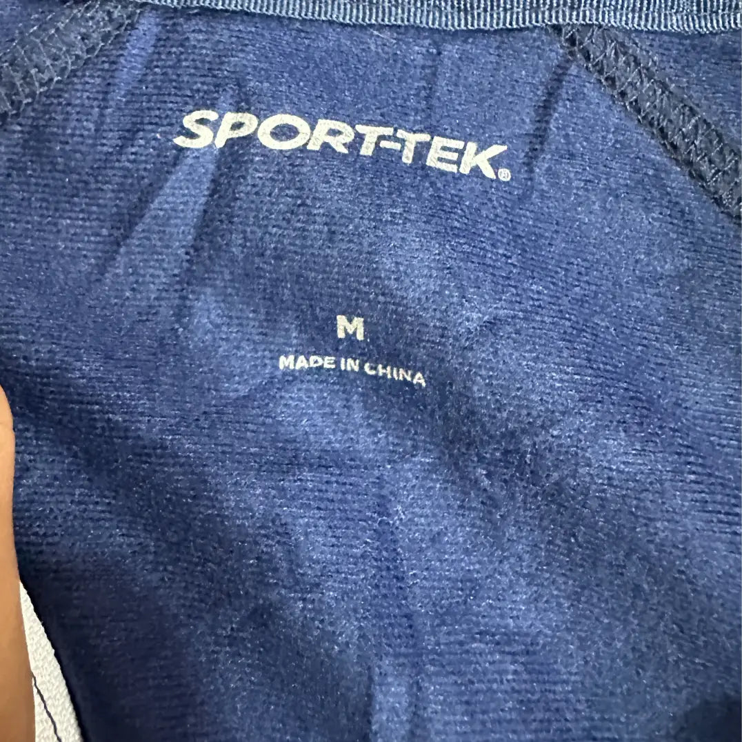 Sport-Tek Navy Vigilante Full-Zip Track Jacket