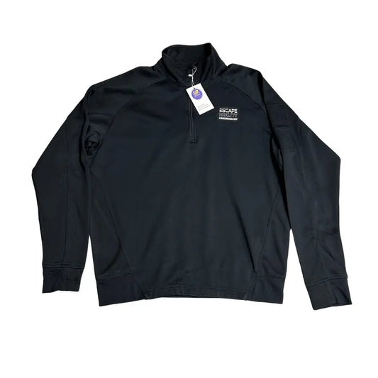 Sport-Tek Black Performance Quarter-Zip Pullover – Escape Reality Branding