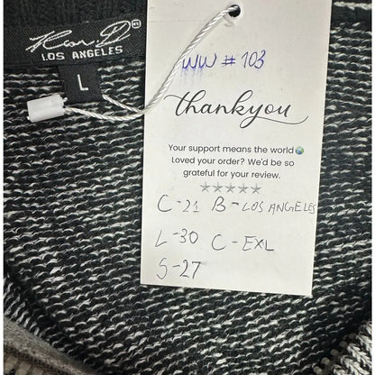 Gray high-neck knitted sweater