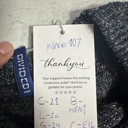 H&M Dark Grey Knit Sweater