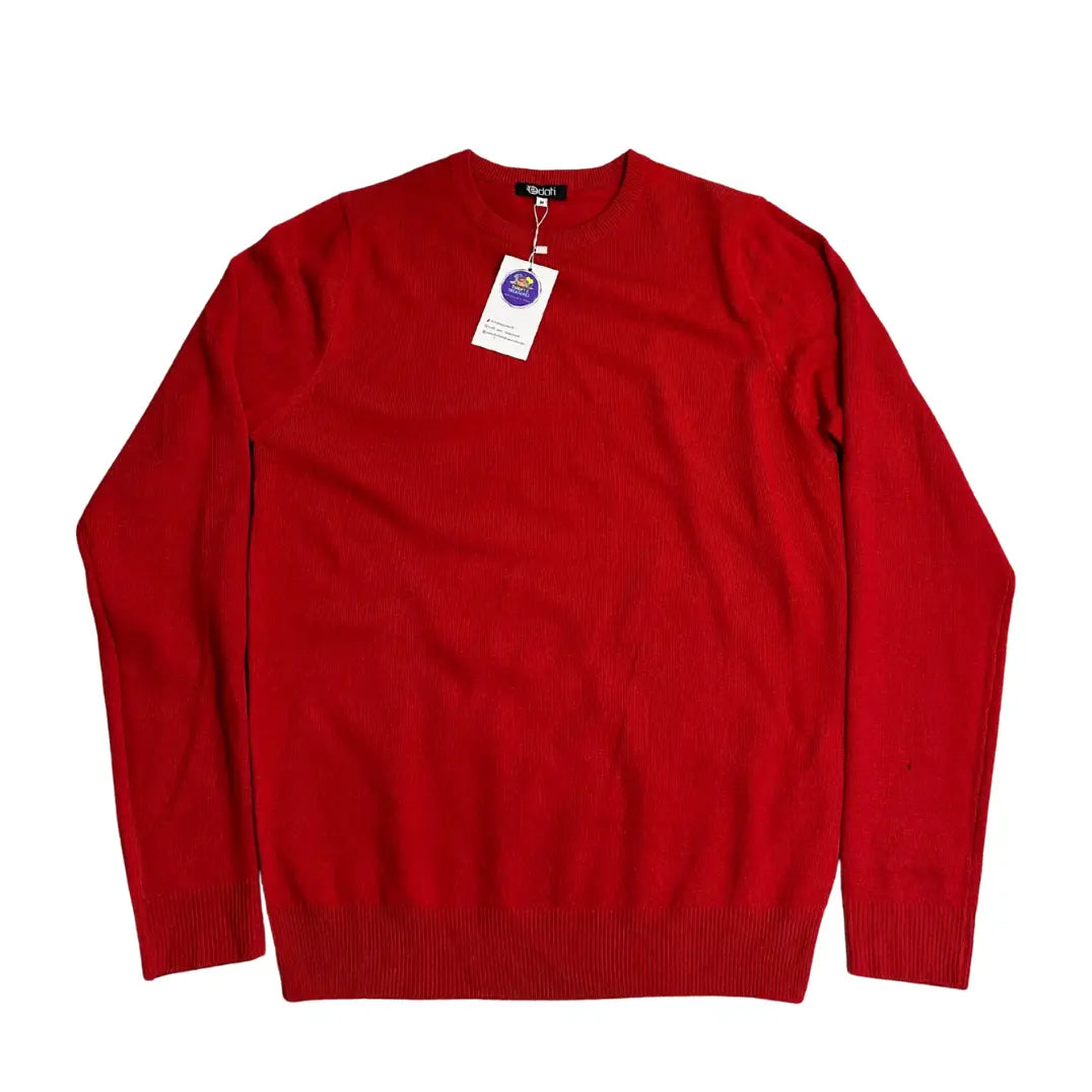 Eddie Red Knit Sweate