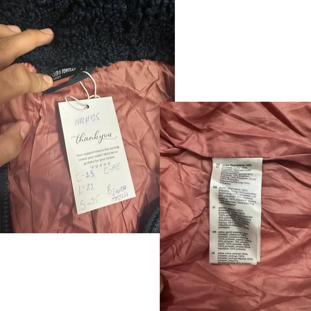 Laura Torelli Premium Hooded Winter Puffer Jacket