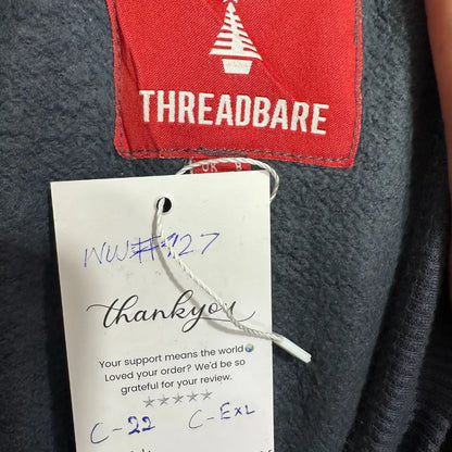 Threadbare Christmas Coral Graphic Sweatshirt – Dark Grey