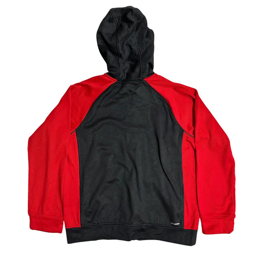 Adidas Zip Hoodie – Black & Red
