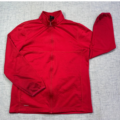 Athletic Works® Red Full Zip Performance Track Jacket(M)