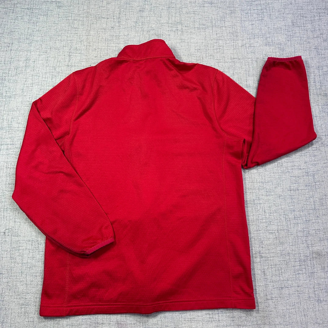 Athletic Works® Red Full Zip Performance Track Jacket(M)