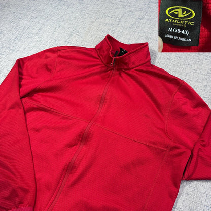 Athletic Works® Red Full Zip Performance Track Jacket(M)