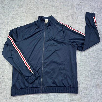 Athletic Works® Navy Stripe Track Jacket(2XL)