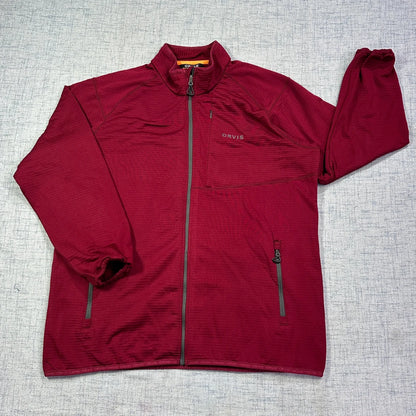 ORVIS® Burgundy Performance Full Zip Jacket(L)