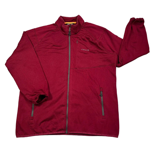 ORVIS® Burgundy Performance Full Zip Jacket(L)