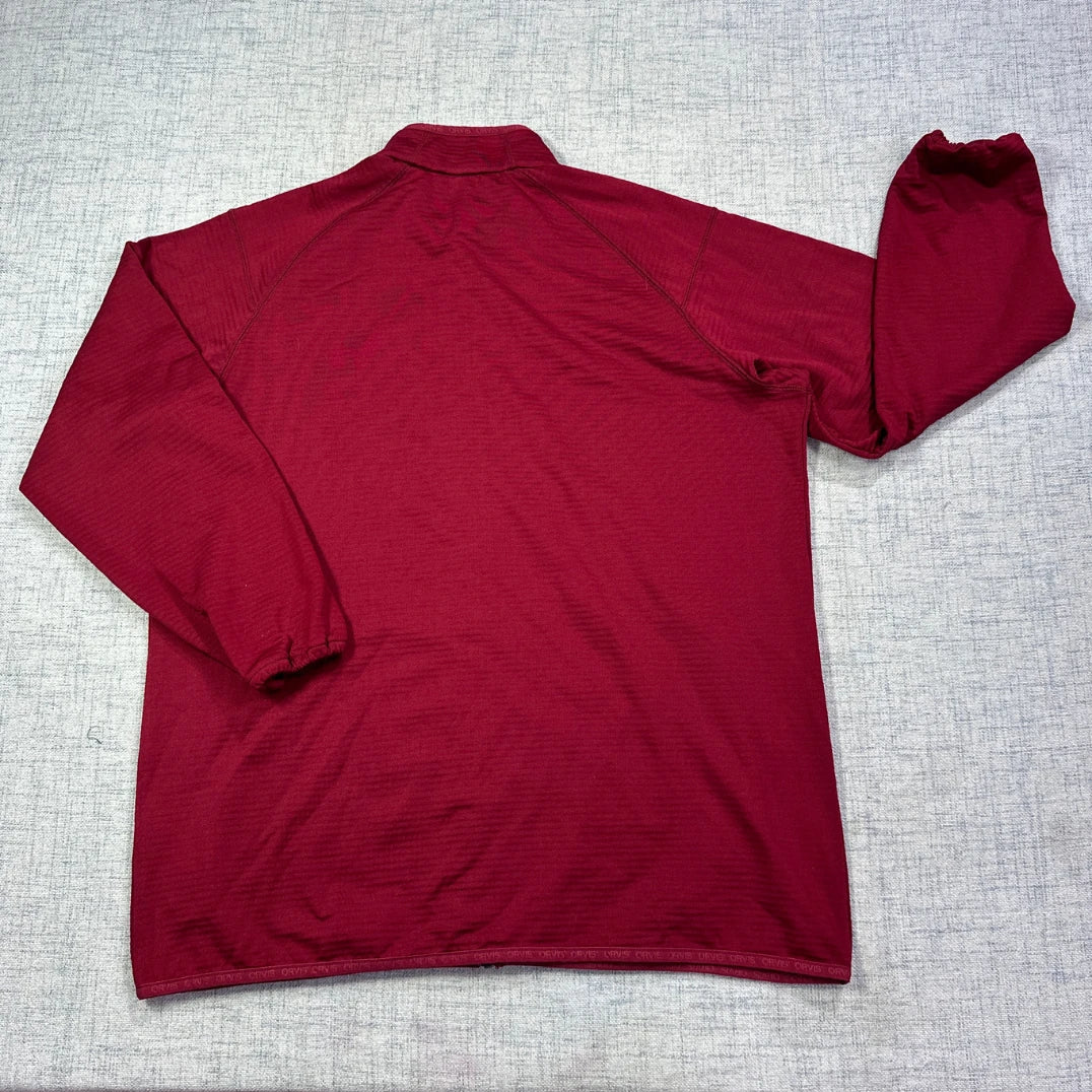 ORVIS® Burgundy Performance Full Zip Jacket(L)