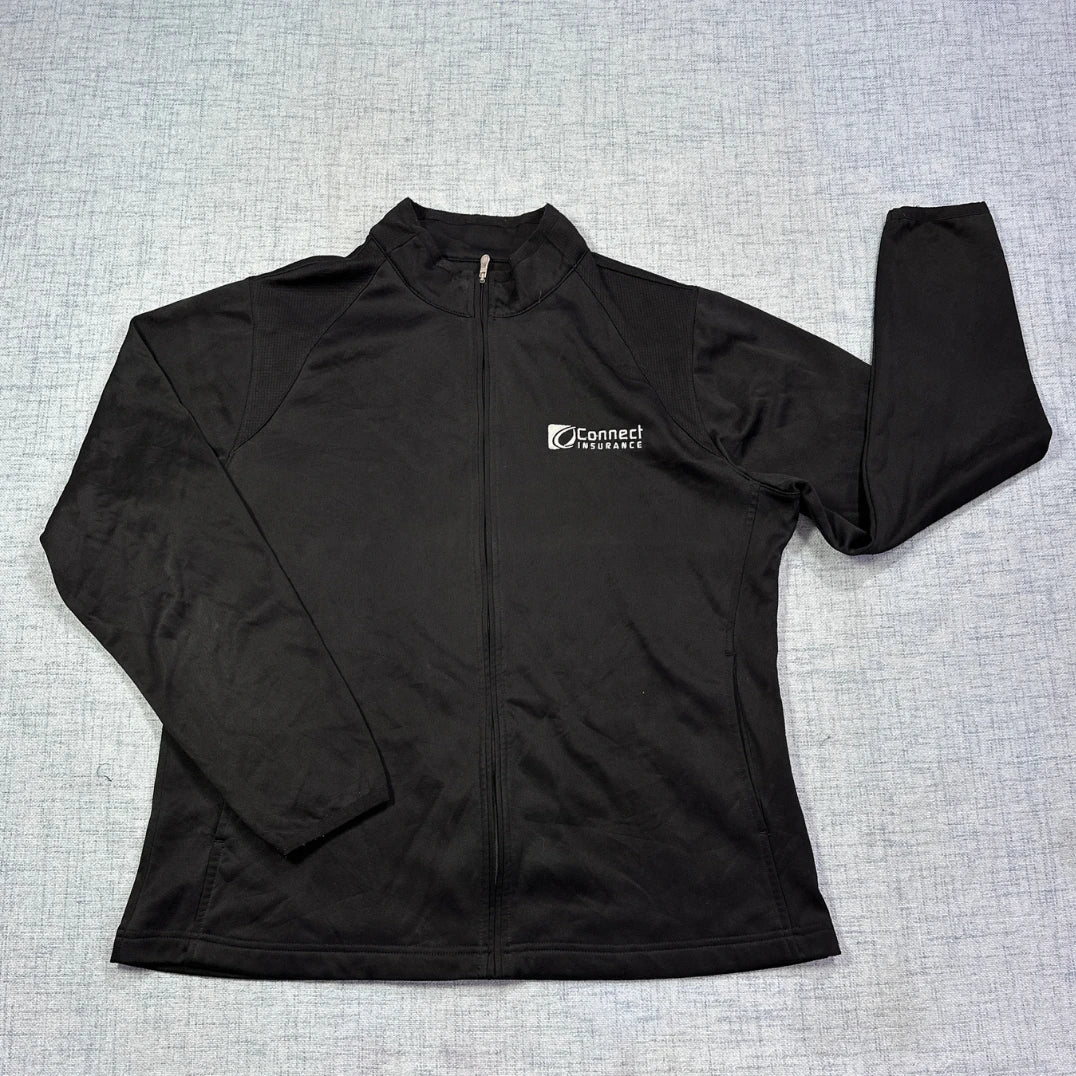 Connect Insurance® Black Performance Jacket(L)