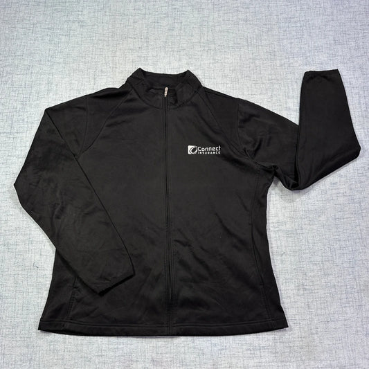 Connect Insurance® Black Performance Jacket(L)