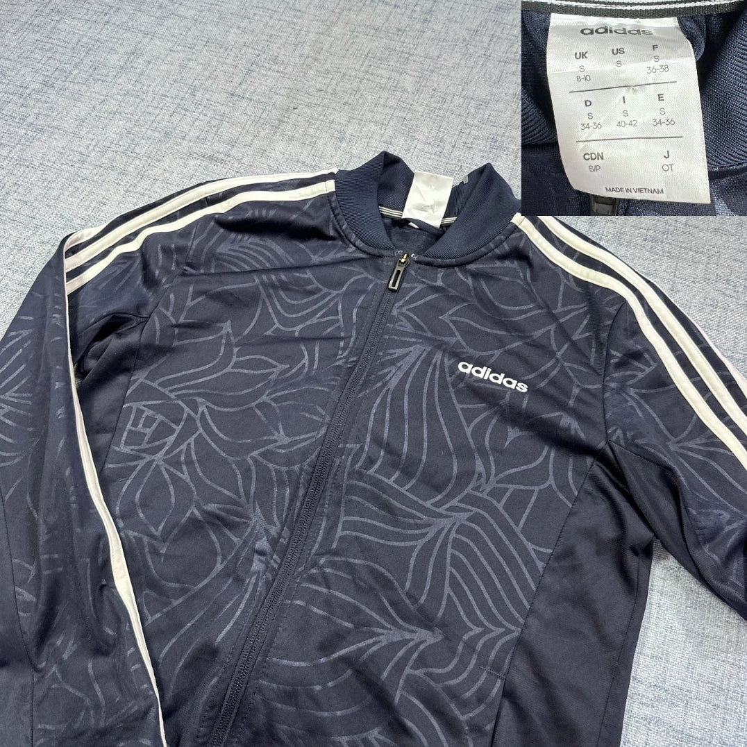 Adidas® Navy Printed Track Jacket(S)