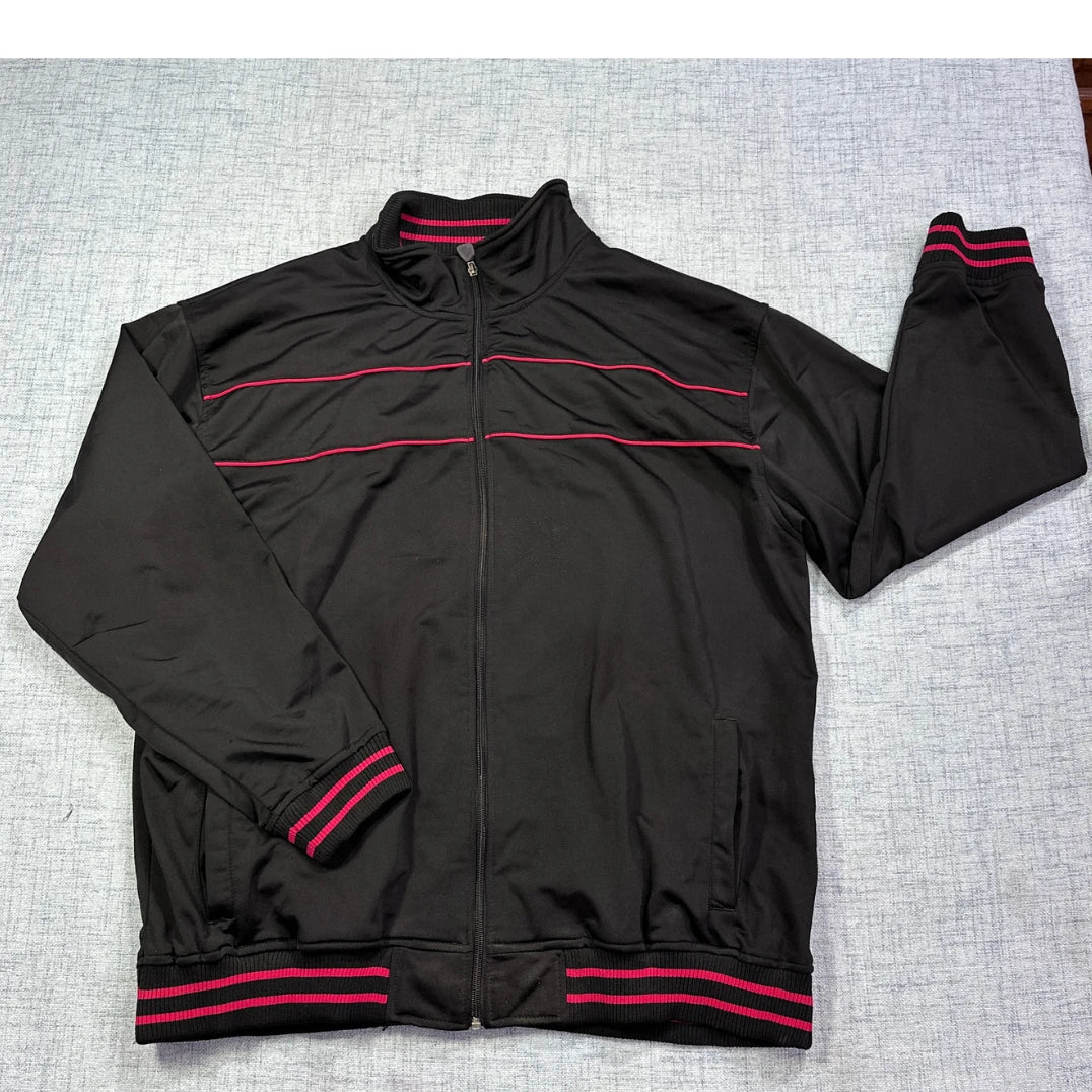 Athletic Works® Black Performance Track Jacket(L)