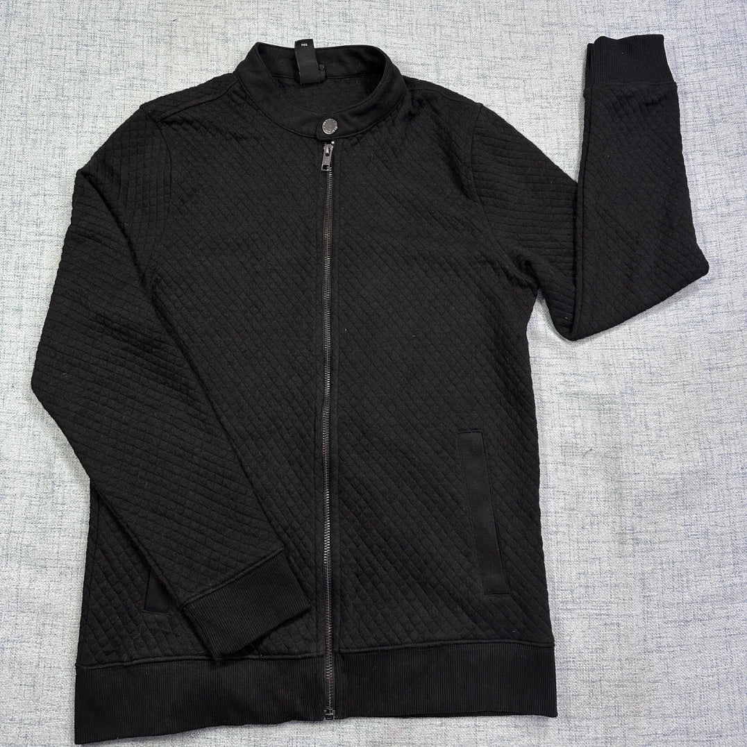 H&M® Black Quilted Zip-Up Jacket