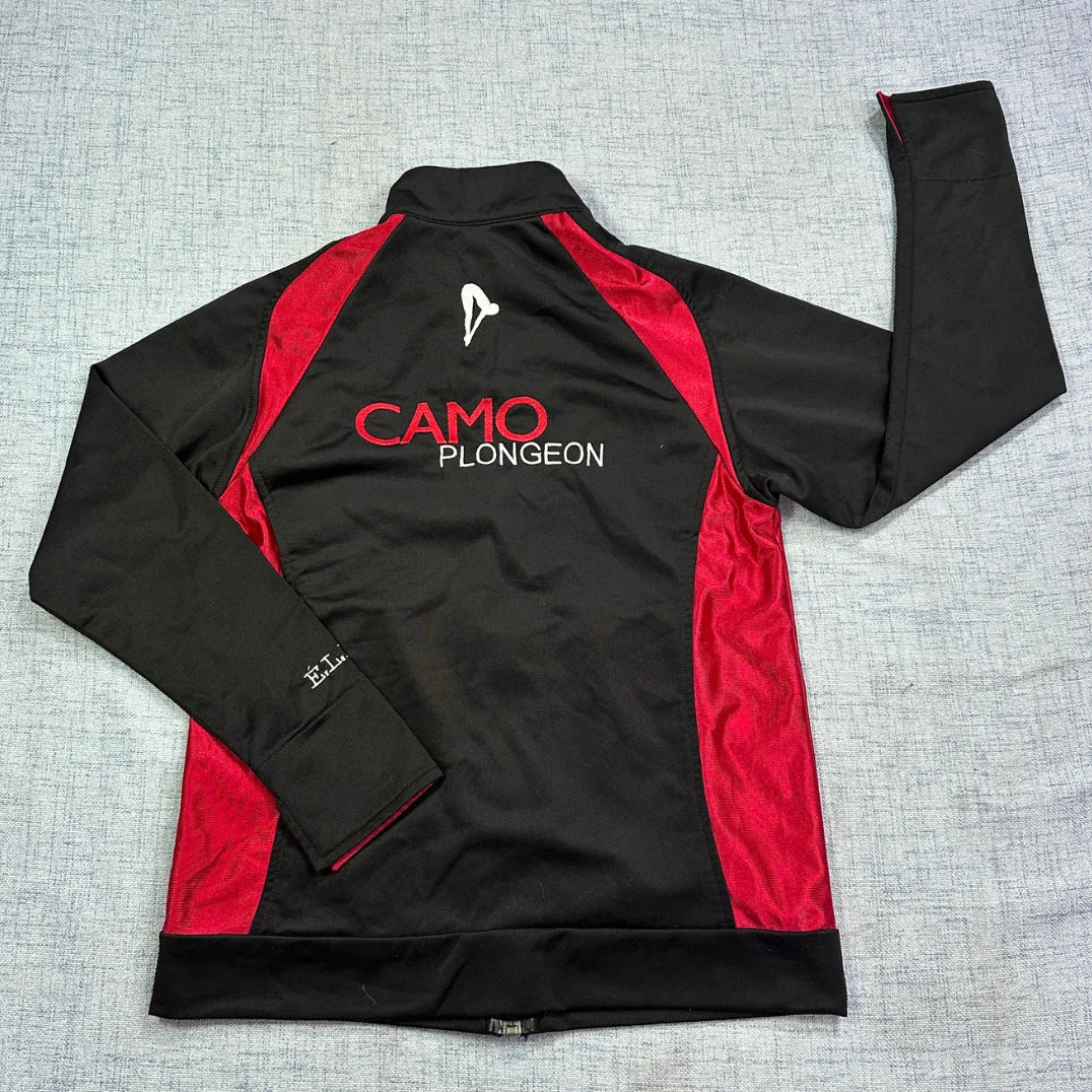 Camo Plongeon® Black Performance Track Jacket(M)