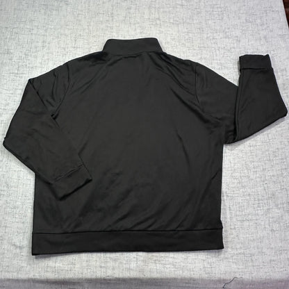 Under Armour® Black Quarter Zip Performance Pullover(XL)