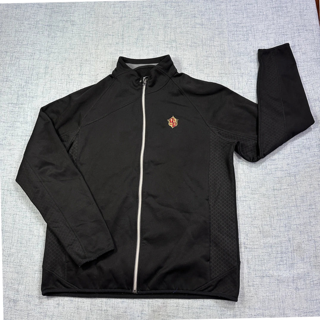 Black Full Zip Performance Sports Jacket