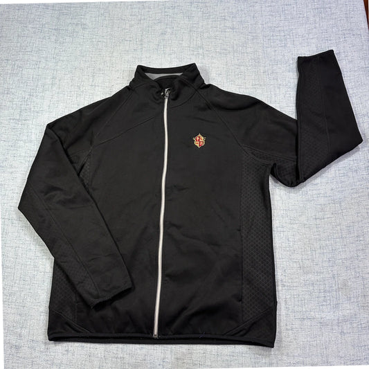 Black Full Zip Performance Sports Jacket