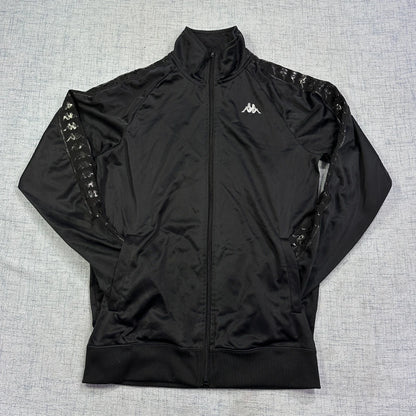 Kappa® Black Logo Tape Track Jacket 🖤