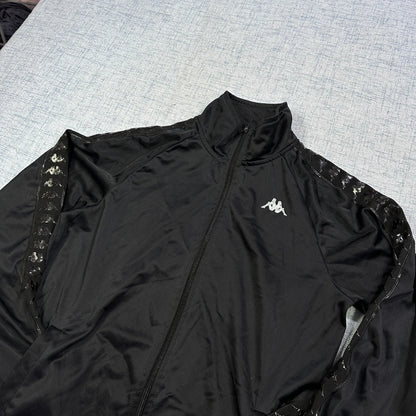Kappa® Black Logo Tape Track Jacket 🖤