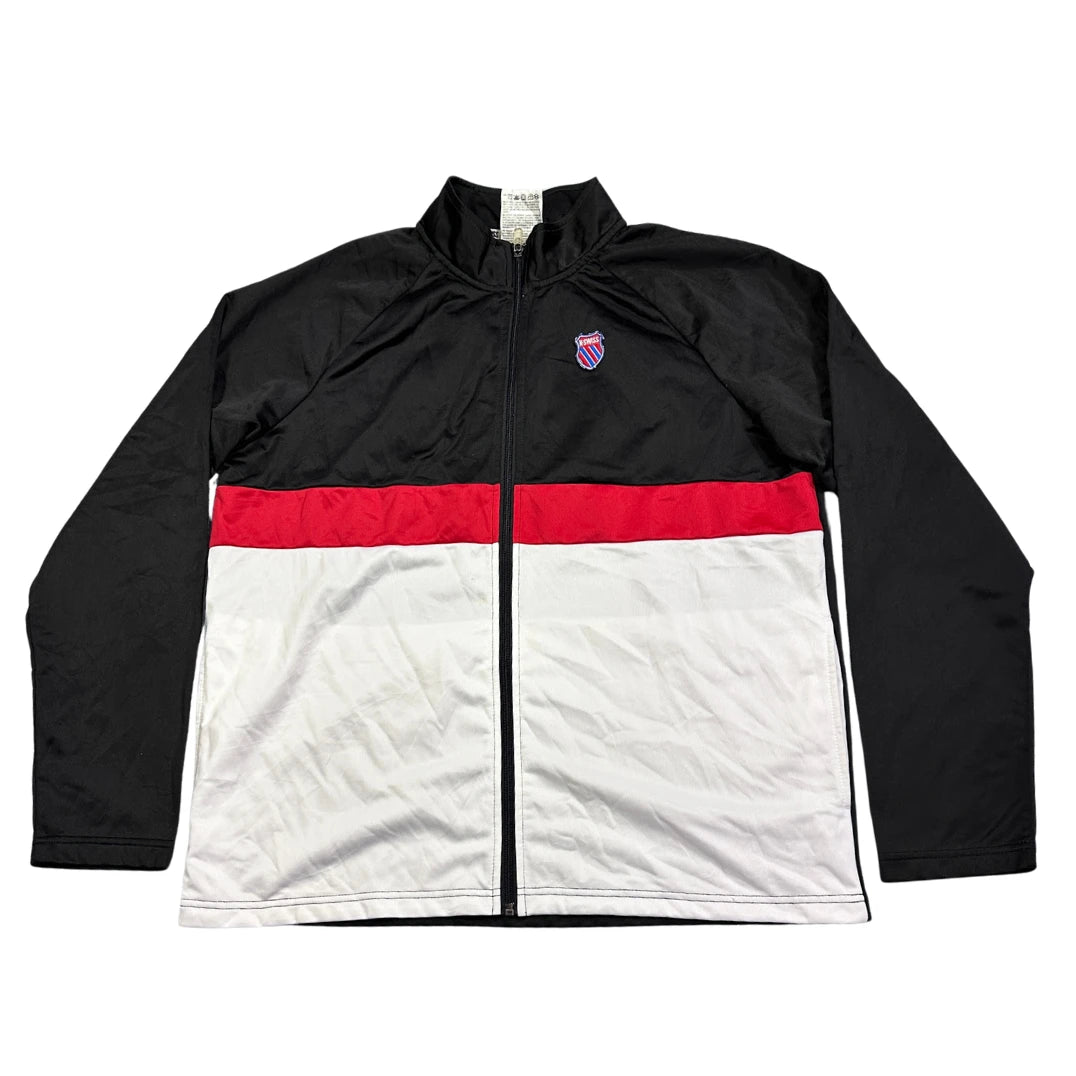K-Swiss® Black Color Block Track Jacket 🖤