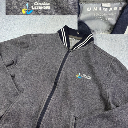 Unimage® Grey Casual Zip Jacket 🩶