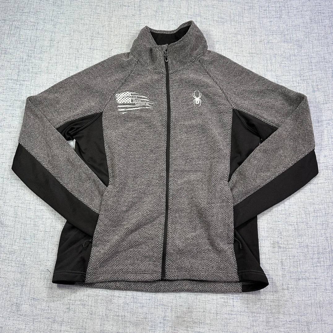 Spyder® Grey Performance Zip Jacket 🕷️