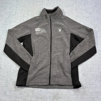 Spyder® Grey Performance Zip Jacket 🕷️