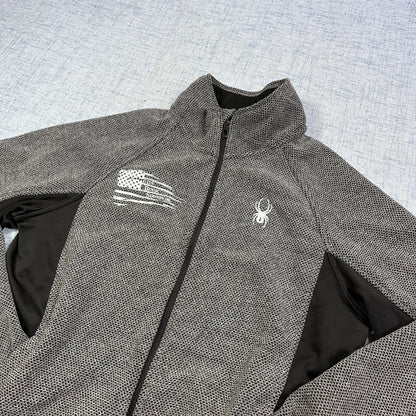 Spyder® Grey Performance Zip Jacket 🕷️