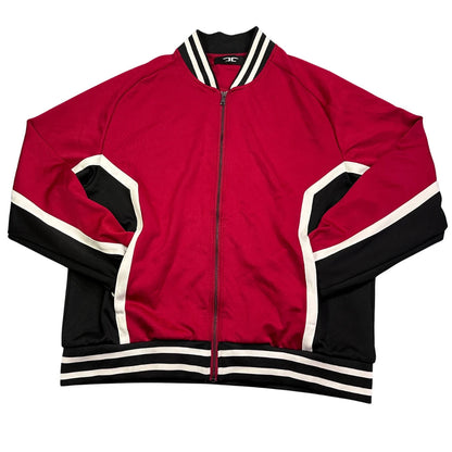 JC® Red Color Block Track Jacket