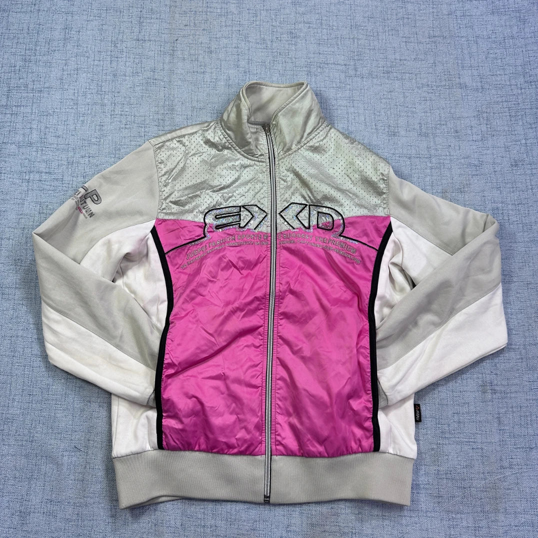 Juepei® White Pink Sports Jacket 💗