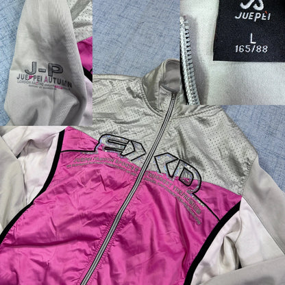 Juepei® White Pink Sports Jacket 💗