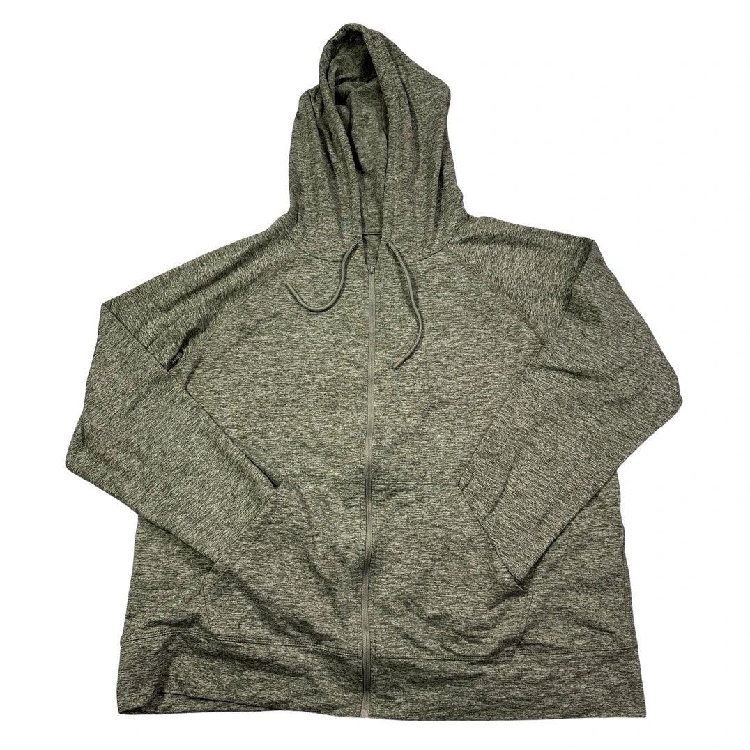 Heather Grey Hooded Jacket