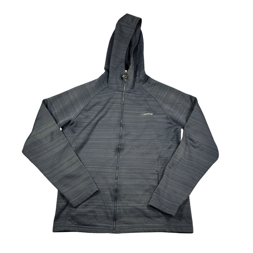 Cloudveil charcoal grey hooded zip jacket