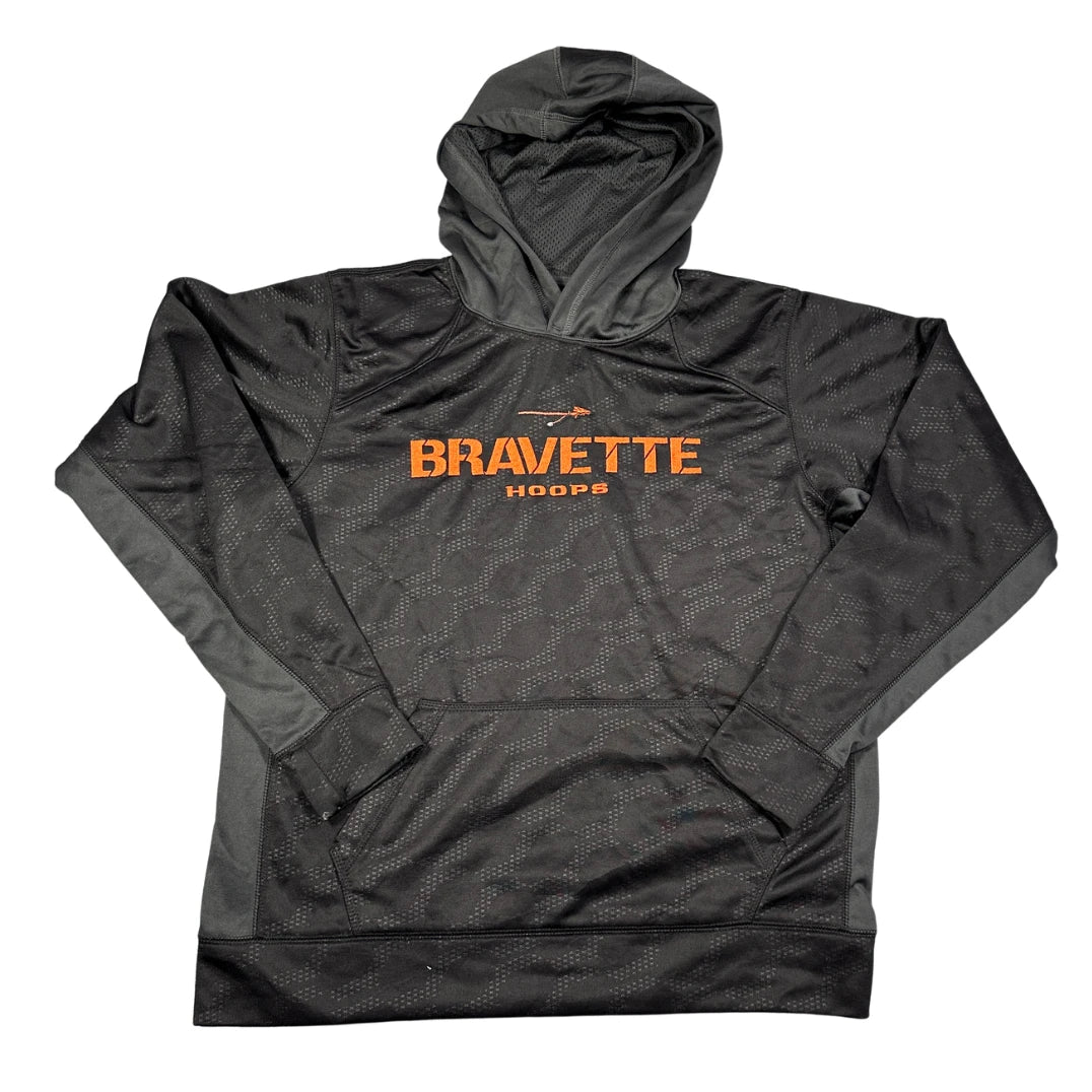 Xersion black and orange Bravette Hoops hoodie