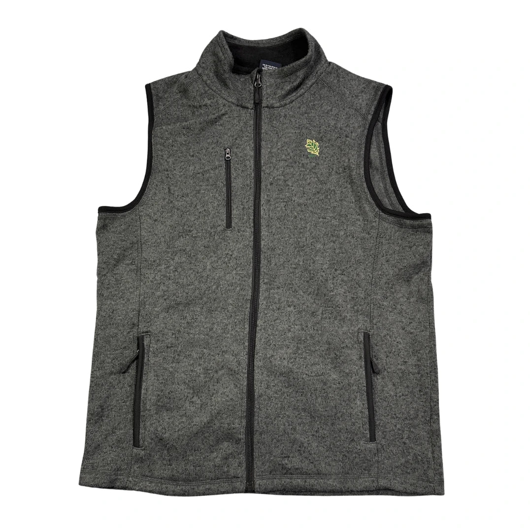 Charles River® Grey Fleece Vest Zip-L