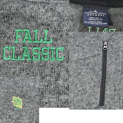Charles River® Grey Fleece Vest Zip-L