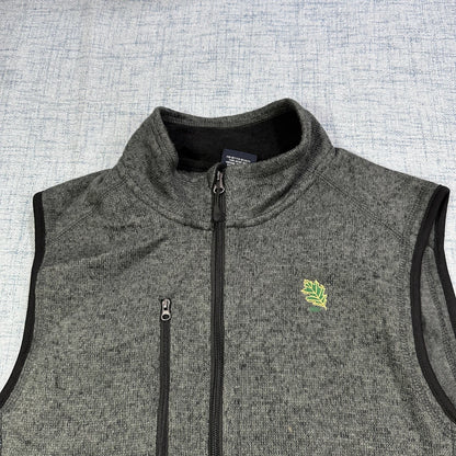 Charles River® Grey Fleece Vest Zip-L